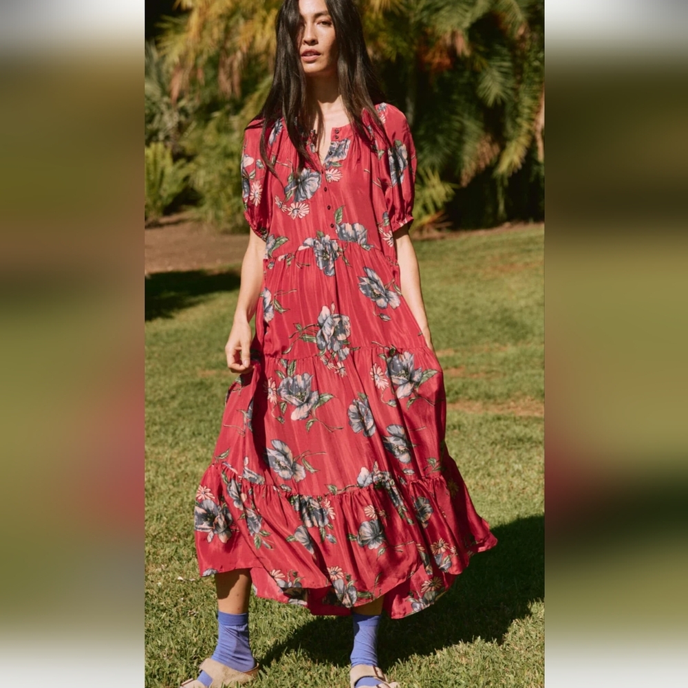 The Great The Afternoon Silk Dress